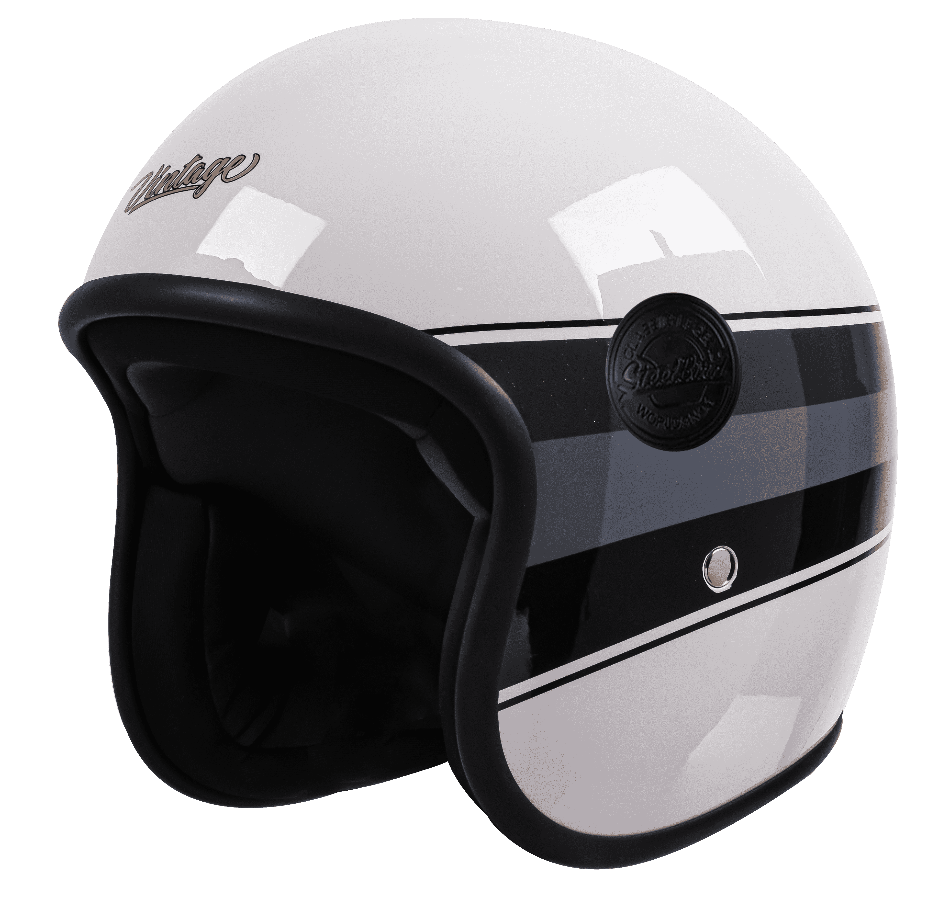 SBH-55 VINTAGE S1 MAT WHITE WITH BLACK